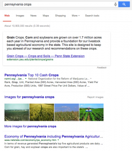Pennsylvania crops