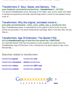 Other Other Transformers SERP